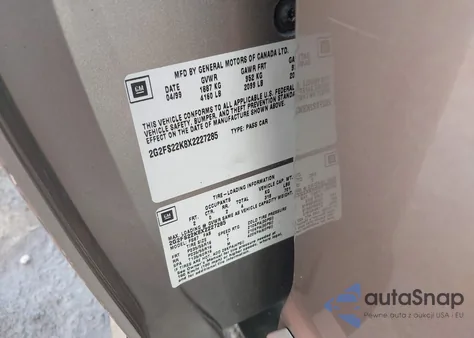 1999 Pontiac Firebird из США, поврежденный, VIN 2G2FS22K8X2227285